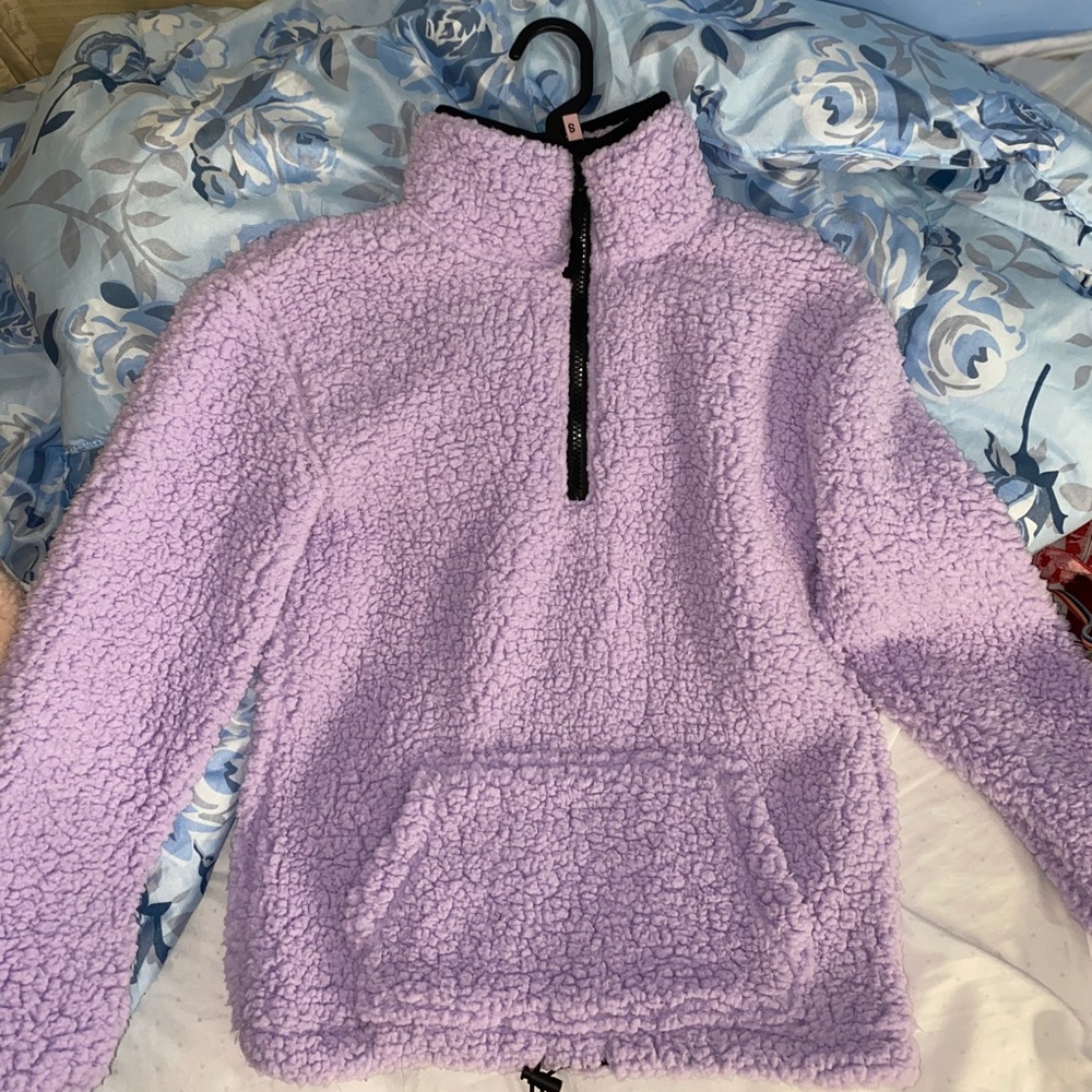 Lavender Fuzzy jacket